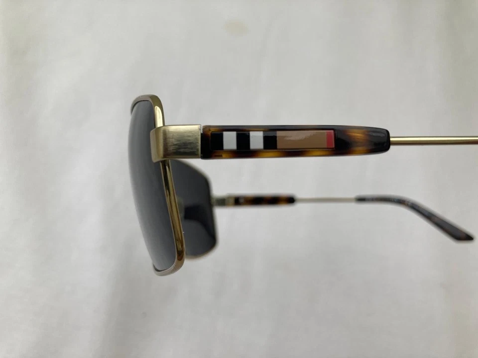Burberry Men Sunglasses B 3074 1167/83 Aviator Gold Frame - Image 2 of 4