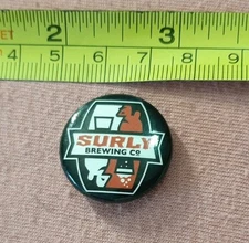 Surly Brewing Company Minnesota Brewerly Logo Craft Beer jacket lapel button pin