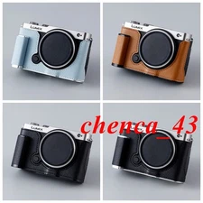 Handmade Grip Leather Half Case for Panasonic S9 Metal Camera Inserts Milicase
