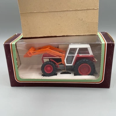 RARE Czech IGRA Plastic Zetor Front Loader Tractor ND 5-014 original box 1987 - Image 1 of 4