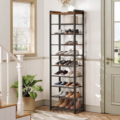 HOOBRO Telefontisch Beistelltisch Nachttisch Schuhregal Schuhablage Schuhschrank - Bild 10 von 16