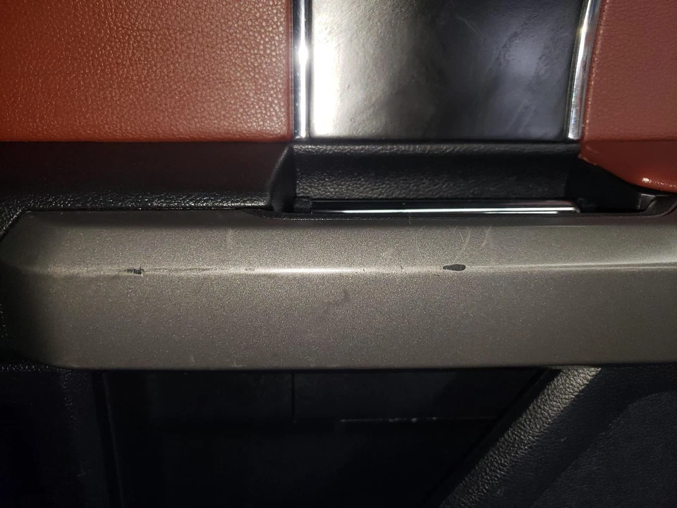 18 19 20 FORD F150 PICKUP Painel de Acabamento da Porta Traseira Direita Marsala BB Couro com Madeira - Imagem 3 de 4