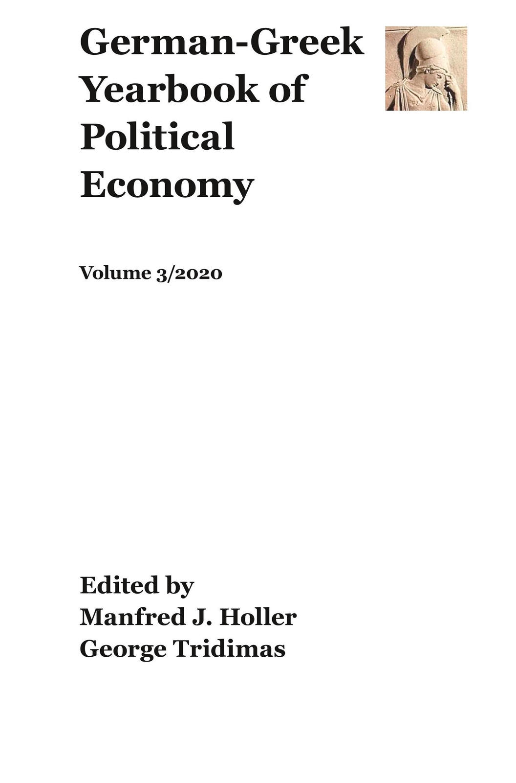 Thumbnail - German-greek Yearbook Of Political Economy, Volume 3, Manfred J.