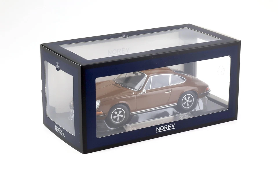 1:18 Norev Porsche 911 T Coupé 1969 Marrone - Limitato 400 Pz. - Immagine 4 di 4