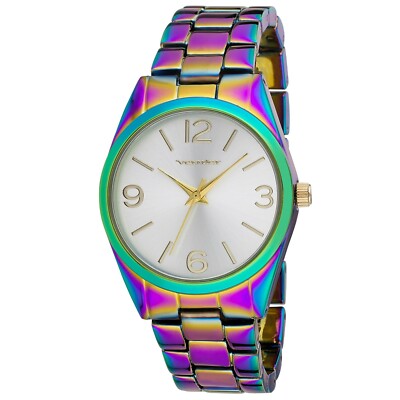 Vernier Womens 32mm Round Link Watch