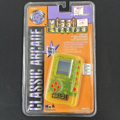  1998 MGA Entertainment Missile Command Handheld Classic Arcade Game SEALED  
