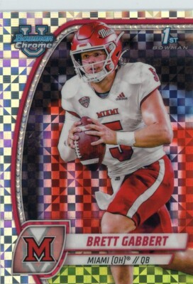 2024 Bowman Chrome Xfractor BRETT GABBERT No. 27!