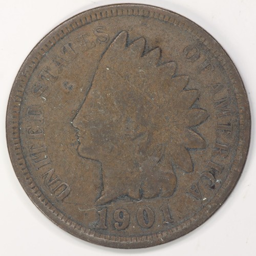 Centesimo testa di indiano 1901 1C