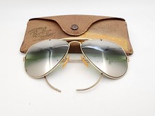 Vintage B L Ray Ban Bausch  Lomb 1/10 12k GF 58mm DGM Green Outdoorsman w/Case