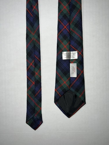 Corbata de colección Murray Atholl tartán 100 % lana escocesa a cuadros hecha en Escocia - Imagen 8 de 11