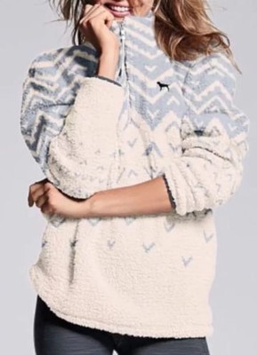 pink boyfriend sherpa jacket