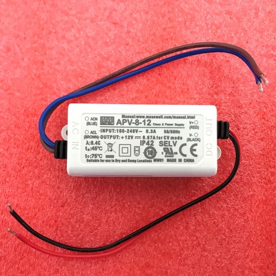 One For MEAN WELL New APV-8-12 12V 0.67A power supply Free Shipping