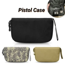 Tactical Pistol Carry Bag Gun Case Pack Holster Handgun Carrier Bag Outdoor New