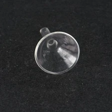 Glass Filter Funnel 40/50/60/75/90/120mm Short Stem Thick Glass Lab Funnel