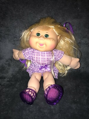 Cabbage Patch Kinder Mädchen Puppe blonde Haare/grüne Augen 2016 Spielzeug von Lalaloopsy sehr guter Zustand