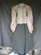 Victorian Dress Edwardian Civil War Colonial Style 2 Piece