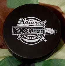 OLDTIMERS HOCKEY CHALLENGE OFFICIAL VICEROY MFG HOCKEY PUCK MADE IN CANADA 🇨🇦