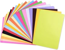 Colored Paper, Colored A4 Copy Paper, Crafting Decorating Cut-To-Size Paper 100 