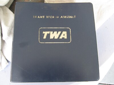 TWA Boeing 727 Flight Handbook Pilot's Training 1986-1991 in Logo 3-Ring Binder