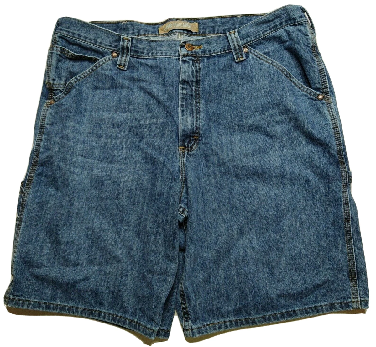 Lee Dungarees Mens 40 Blue Denim Carpenter Shorts 10
