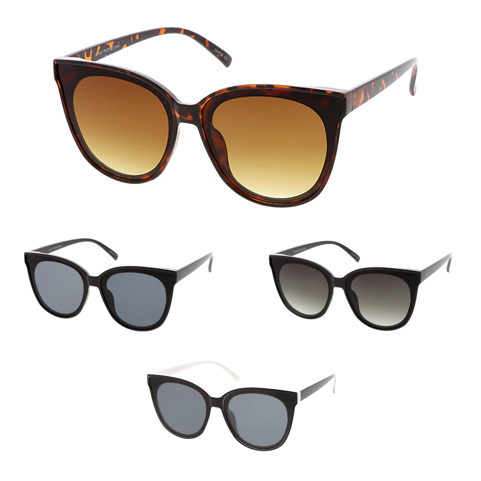 Cat Eye Sunglasses For Women Retro Vintage Fashion Classic Shades-image