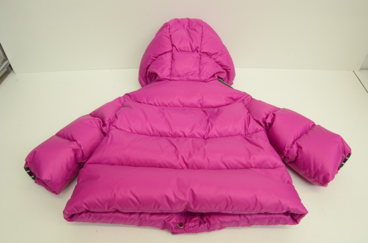 Authentic Gucci Baby Girls Winter Jacket Size 6/9 Hot Pink