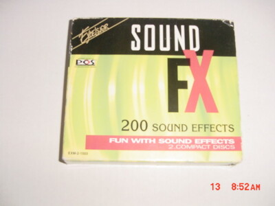 EXCELSIOR - SOUND FX - 200 SOUND EFFECTS  2-CD SET 