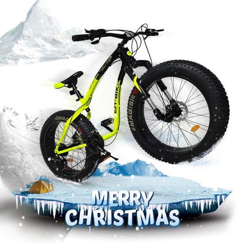 Full Suspension Mountain Bike 21 Speed 26 Inch Fat Tire Bikes MTB