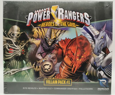 Power Rangers: Heroes of the Grid  Villian Pack #1   NEU & OVP   Renegade Game