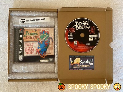 Blazing Dragons PS1 - NTSC-U/C USA sehr guter Zustand CIB - hochwertige Verpackung - Tracked
