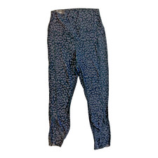 Member's Mark Wm's Zen Hi Rise Ankle Legging W/ Pockets Black Leopard Small NWT