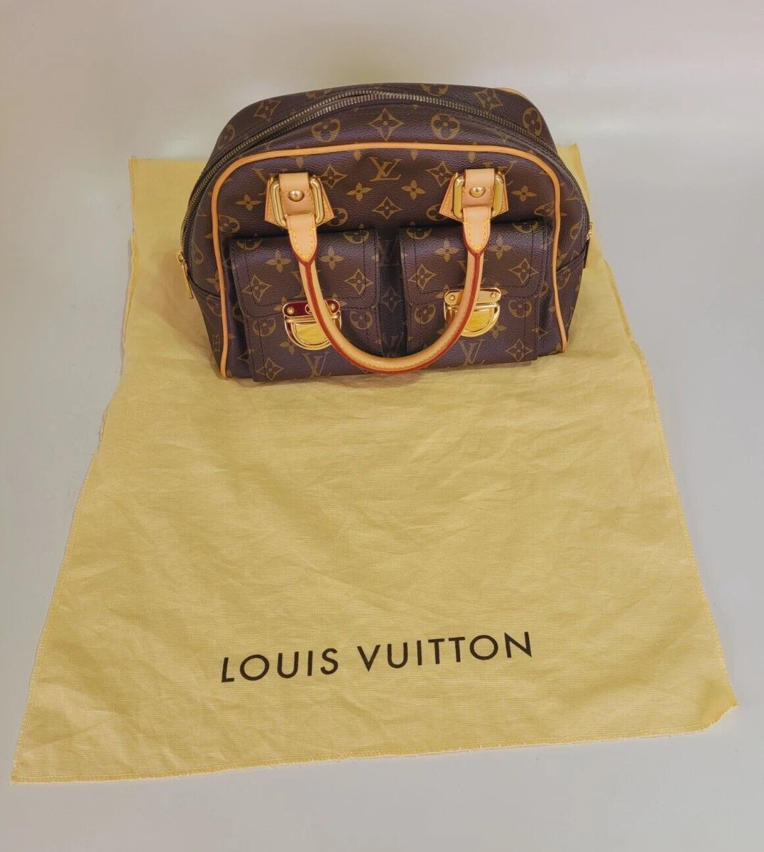 Louis Vuitton 70s Vintage Monogram Brown Swiss Made Zip 