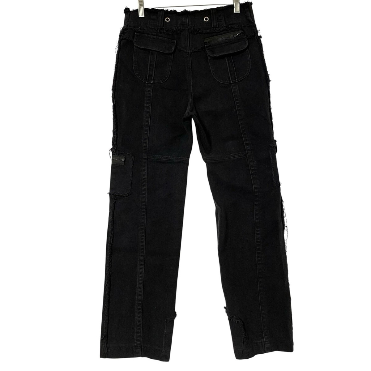 パンツ geeks DENIM BAGGY PANTS 1 BLACK DENIM BAGGY PANTS