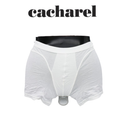 Boxer briefs, men, (fibers), white R502 Cacharel Homme