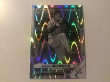 2021 Bowman Draft Chrome Base Black & White Ray Wave #BDC-21 Brooks Gosswein 03