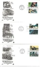 US Scott #2697A-J, First Day Covers 8/17/92 Indianapolis Pair World War II