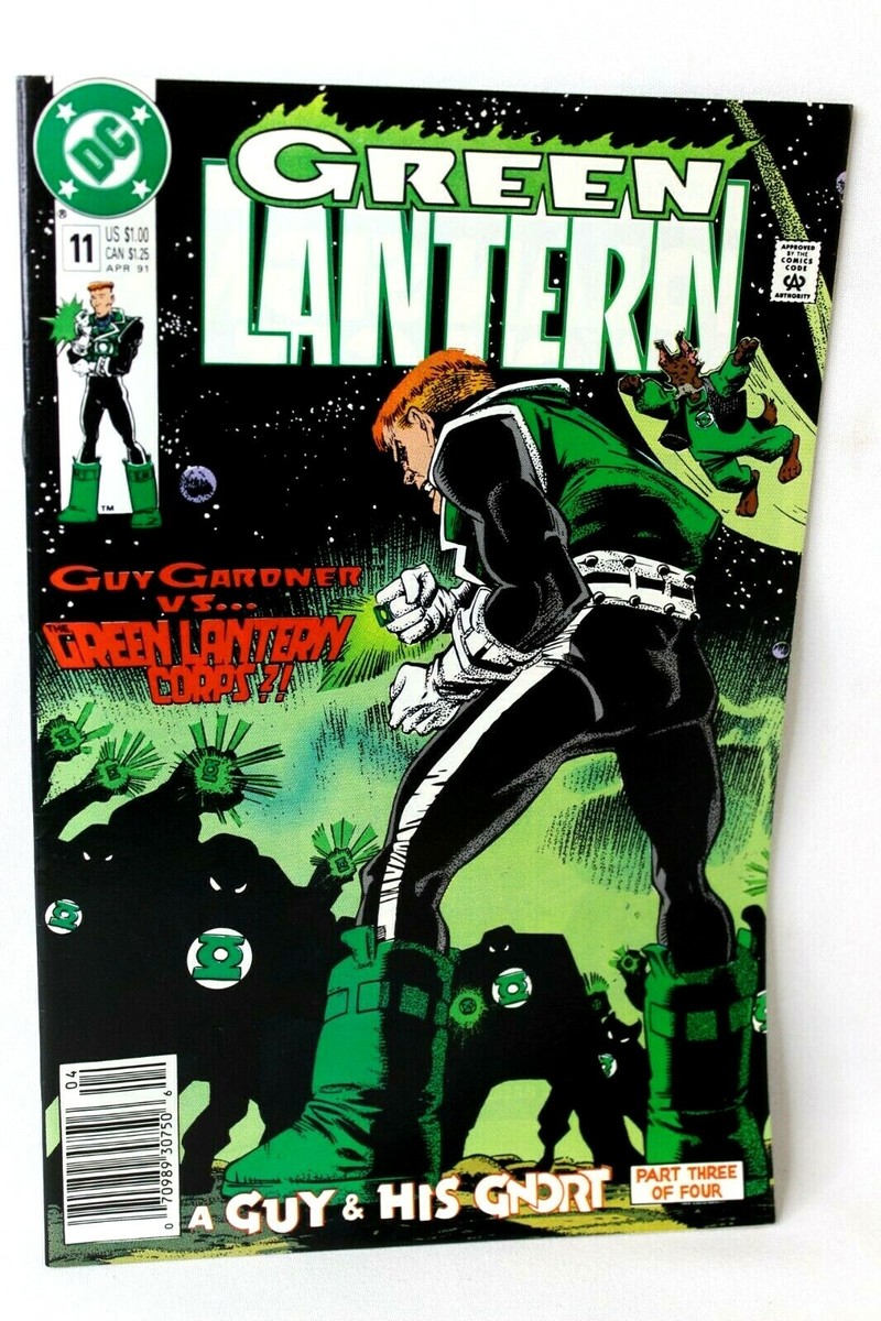 Green Lantern #11 Guy Gardner vs Lantern Corps 1991 UPC