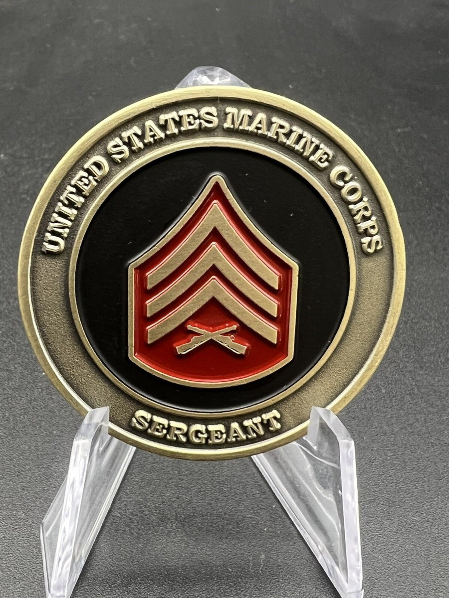 USMC Sergeant E5 Collectible Coin Marine Corps Challenge Coin | eBay