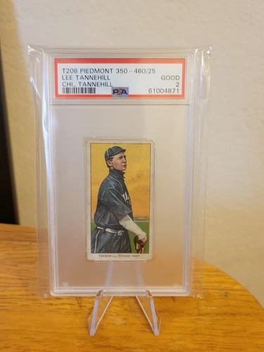 T206 Lee Tannehill Chicago Piedmont 350-460 Subjects PSA 2