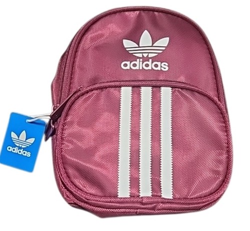 Adidas Originals Santiago Mini Backpack / Crimson Purple Women's Y2K hip hop - Picture 2 of 3