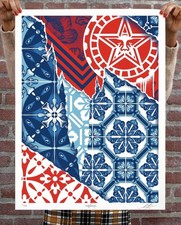 Obey Giant x Add Fuel Modular Frequency Art Print # Of 500 Shepard Fairey