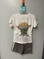 Star Wars Tee and Short Set The Child Feel the Force- Size 4T