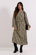 Dorothy Perkins Floral Midi Dress Womens Daywear Dresses