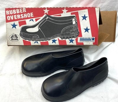 Rubber Overshoe 4'' Made in the USA Bata American Craftsmen Boot Cover SMALL