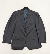 Hardwick Clothes Vintage Men's Blazer Jacket Sport Coat Size 44R Gray Pinstripe