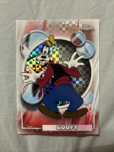 2026 Topps Chrome Disney X-Fractor Goofy #52 Mickey Mouse Clubhouse