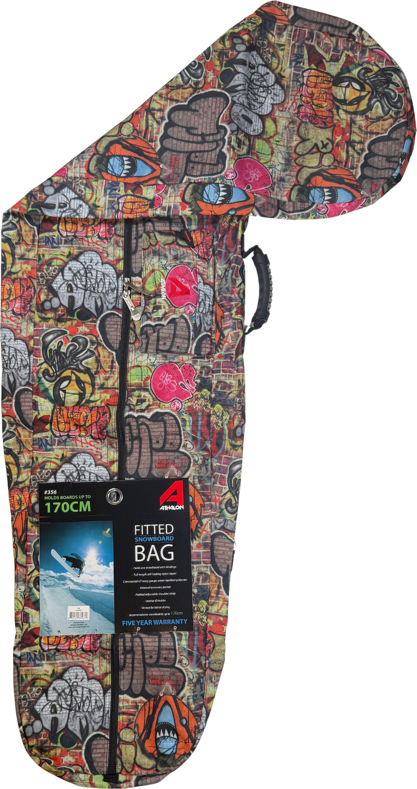 Athalon Fitted Snowboard Bag - NWT 170 cm / #356 Graffiti - #48494-DSK