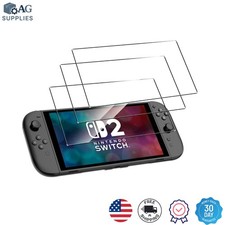 Ultra-Clear 3-Pack Screen Protectors for Nintendo Switch 2 - Scratch Resistant
