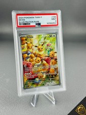 Pokemon PSA 9 Eevee #188 Twilight Masked Illustration Rare 2024 Italian