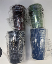 Burger King Star Wars Mandalorian Grogu Set of 4 Collectors Cups Complete